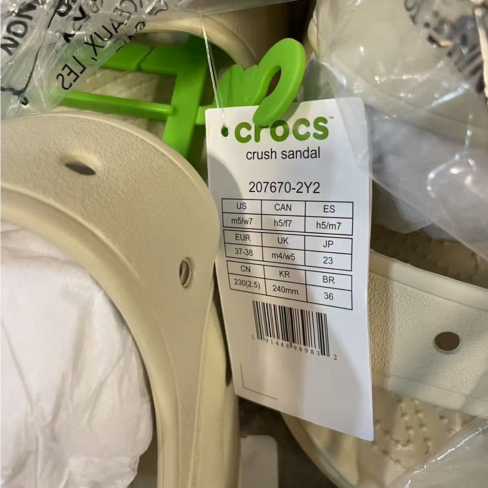 CROCS Cream Crush Sandal